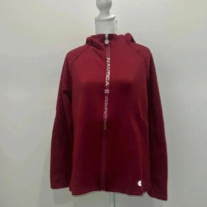 Nautica Competition Woman’s Fleece Sleeve Full Zip Hoodie Jacket​​